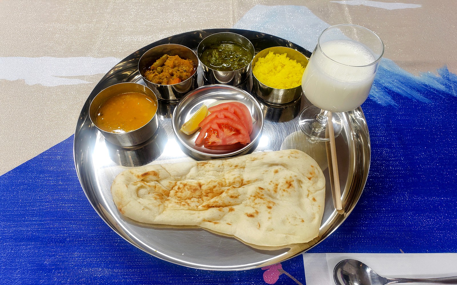 Mount Fuji view with premium lunch setup on a day tour in Japan.