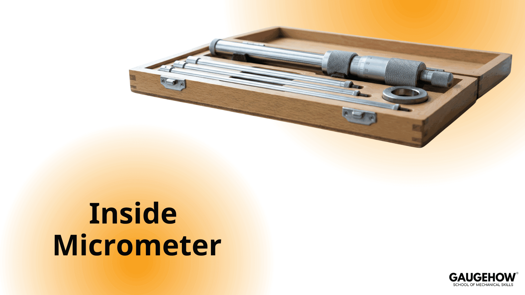 inside micrometer with other tools 