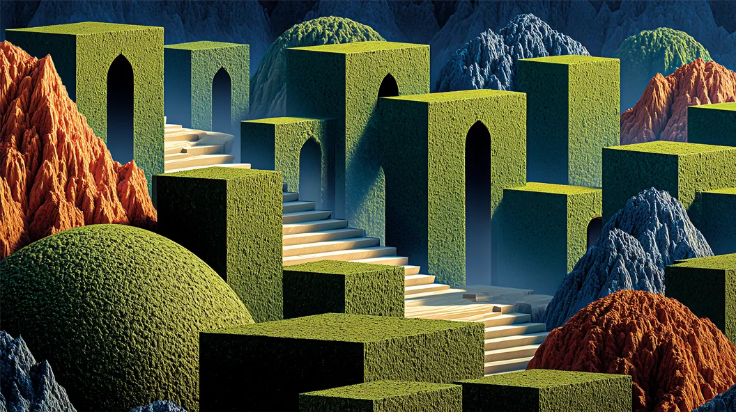 Abstract landscape blog post image.