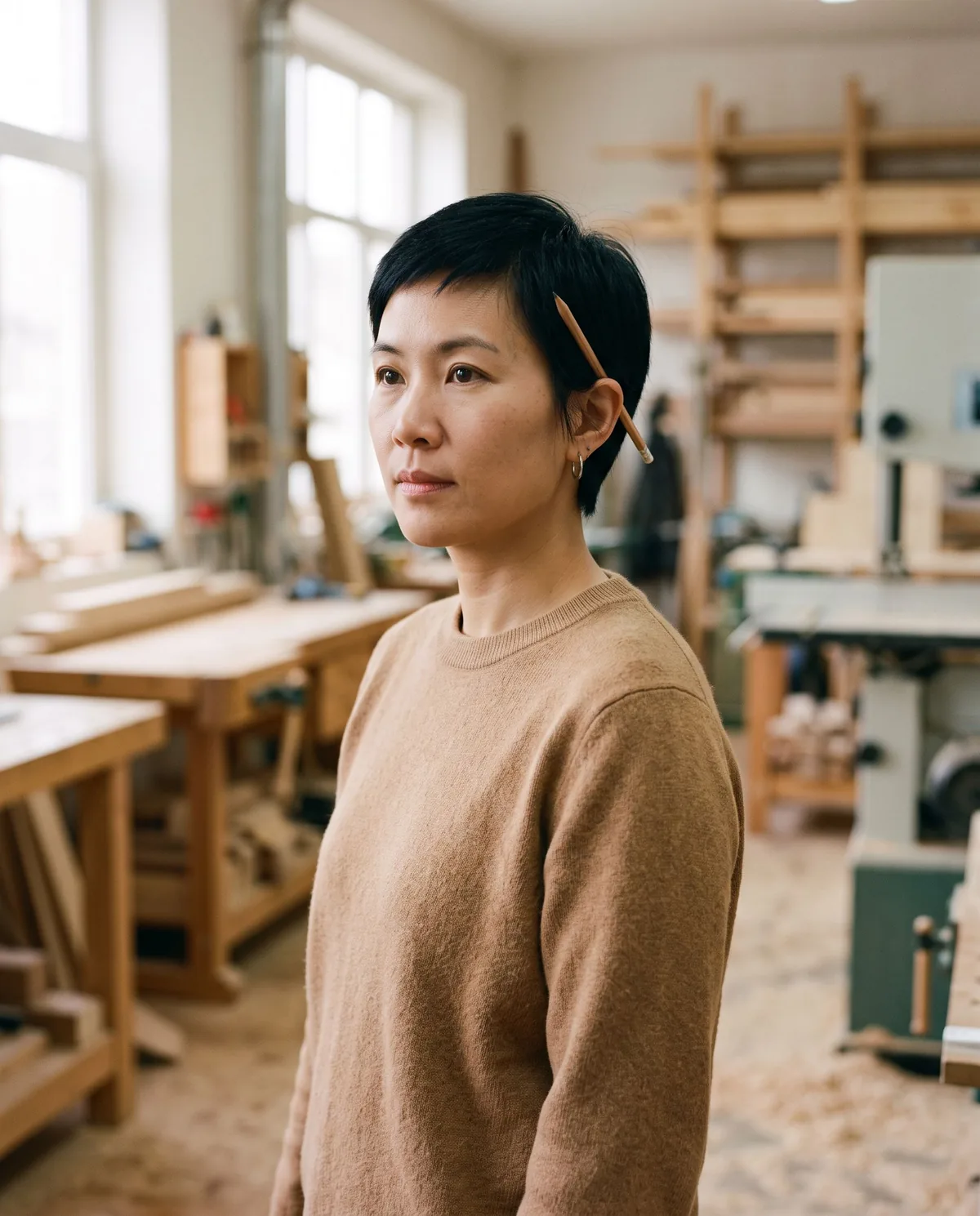 Maren Lindqvist, upholstery lead