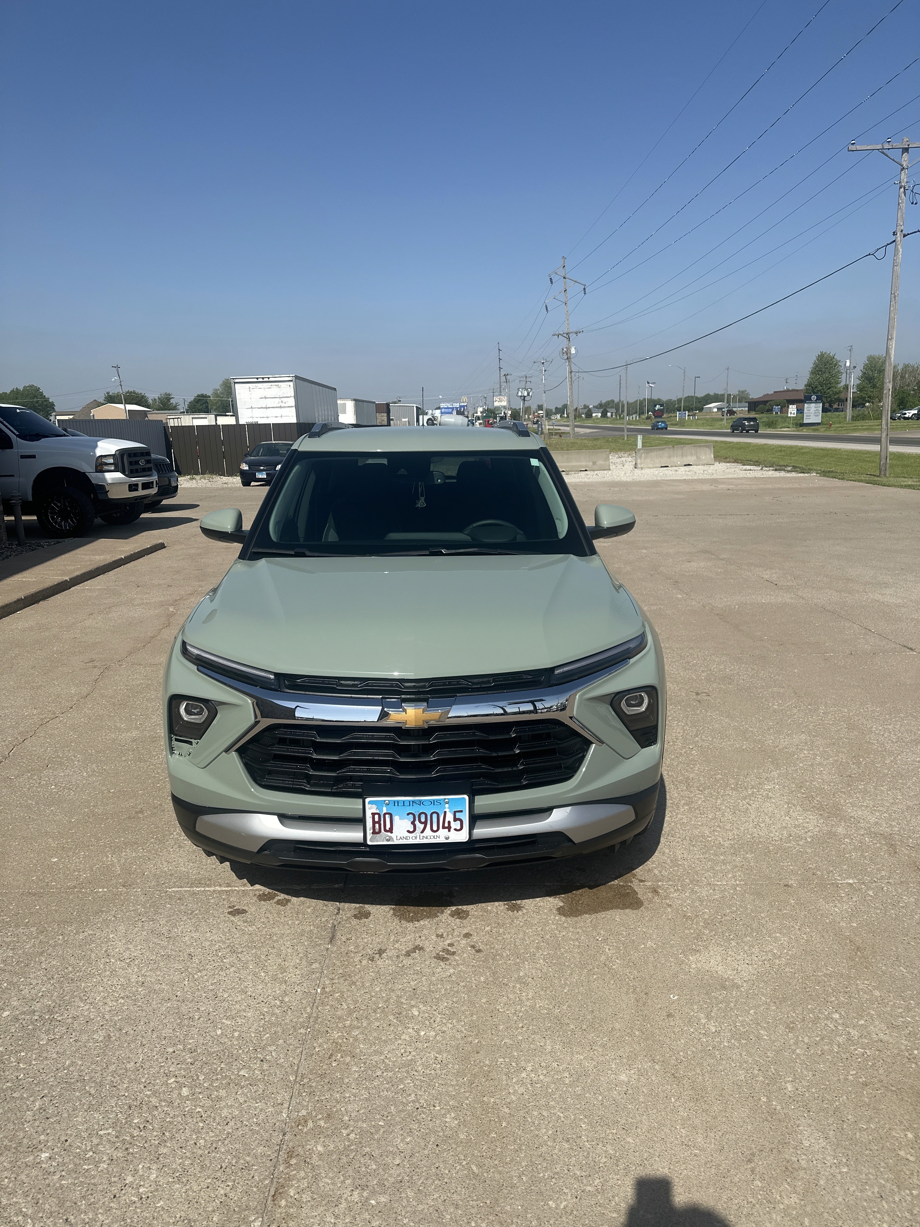 Deer collision after repair