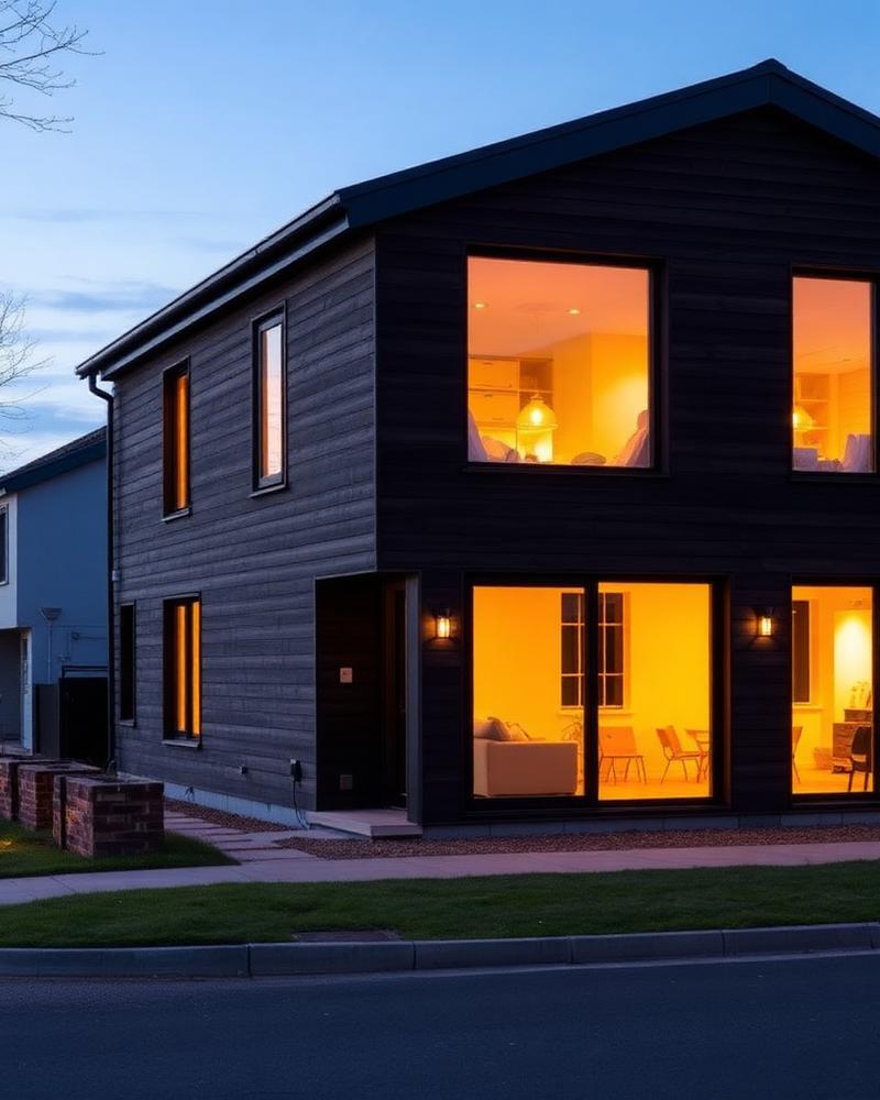 Modulaire woning gebouwd door Hubley