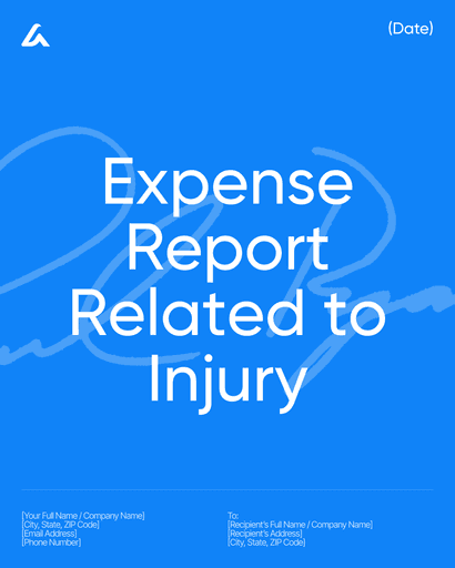 Expense Report Related to Injury