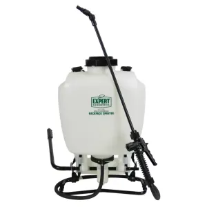 handheld sprayer with a long nozzle, hose, and adjustable strap