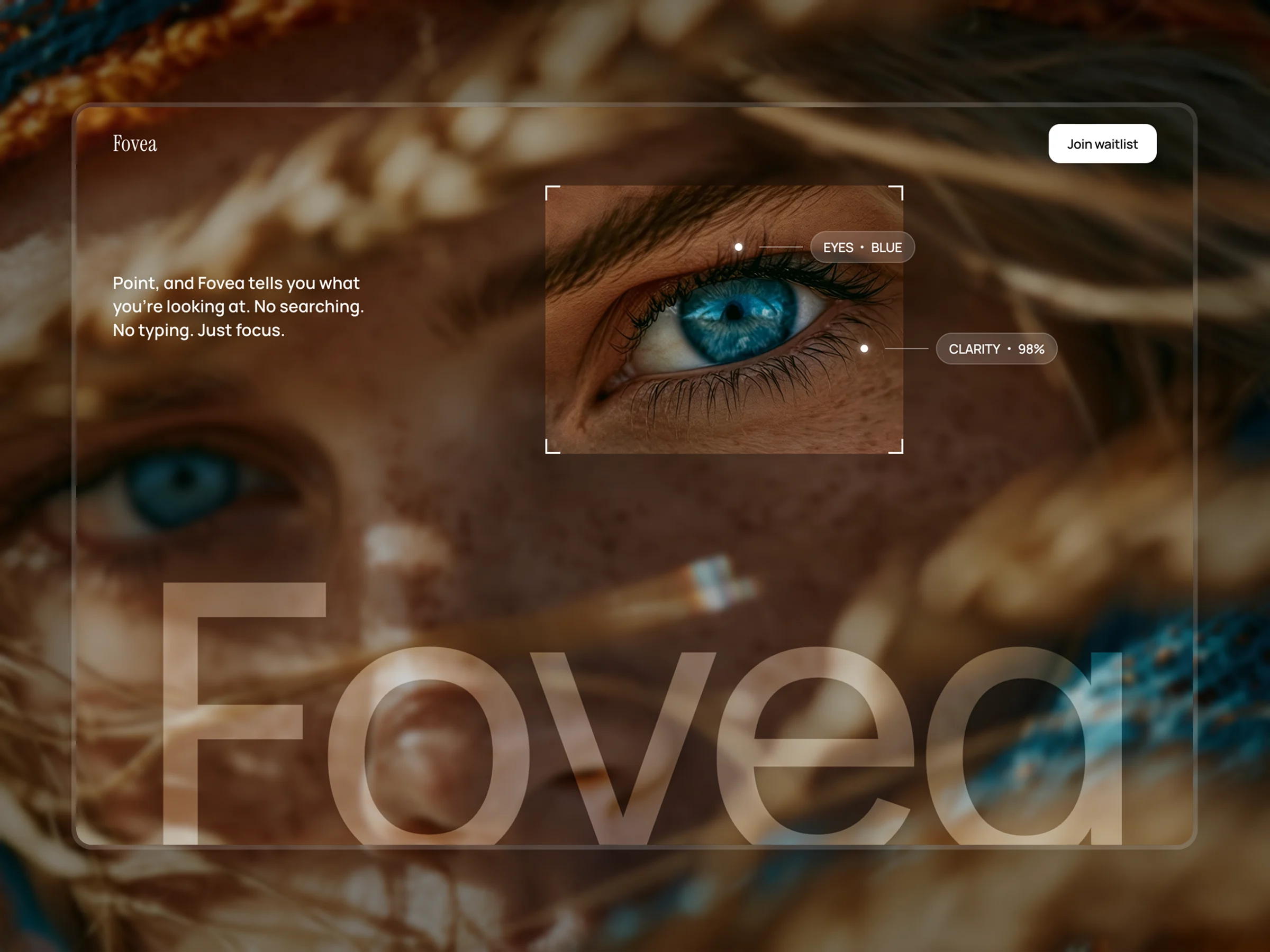 Fovea — AI Visual Search Waitlist Landing Page