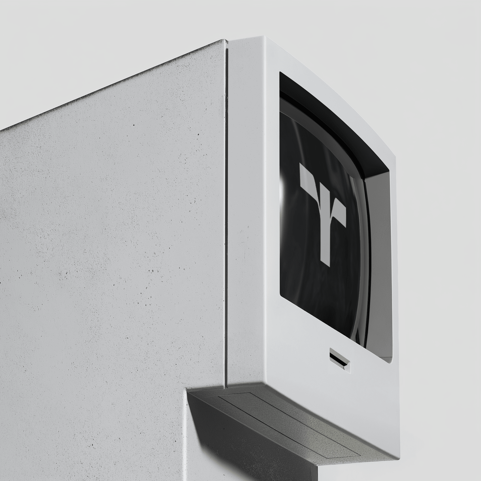 Camera design featuring minimal logo application