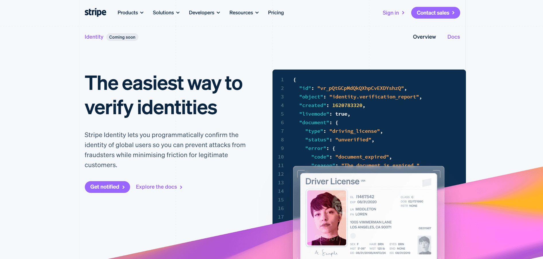 Stripe Identity
