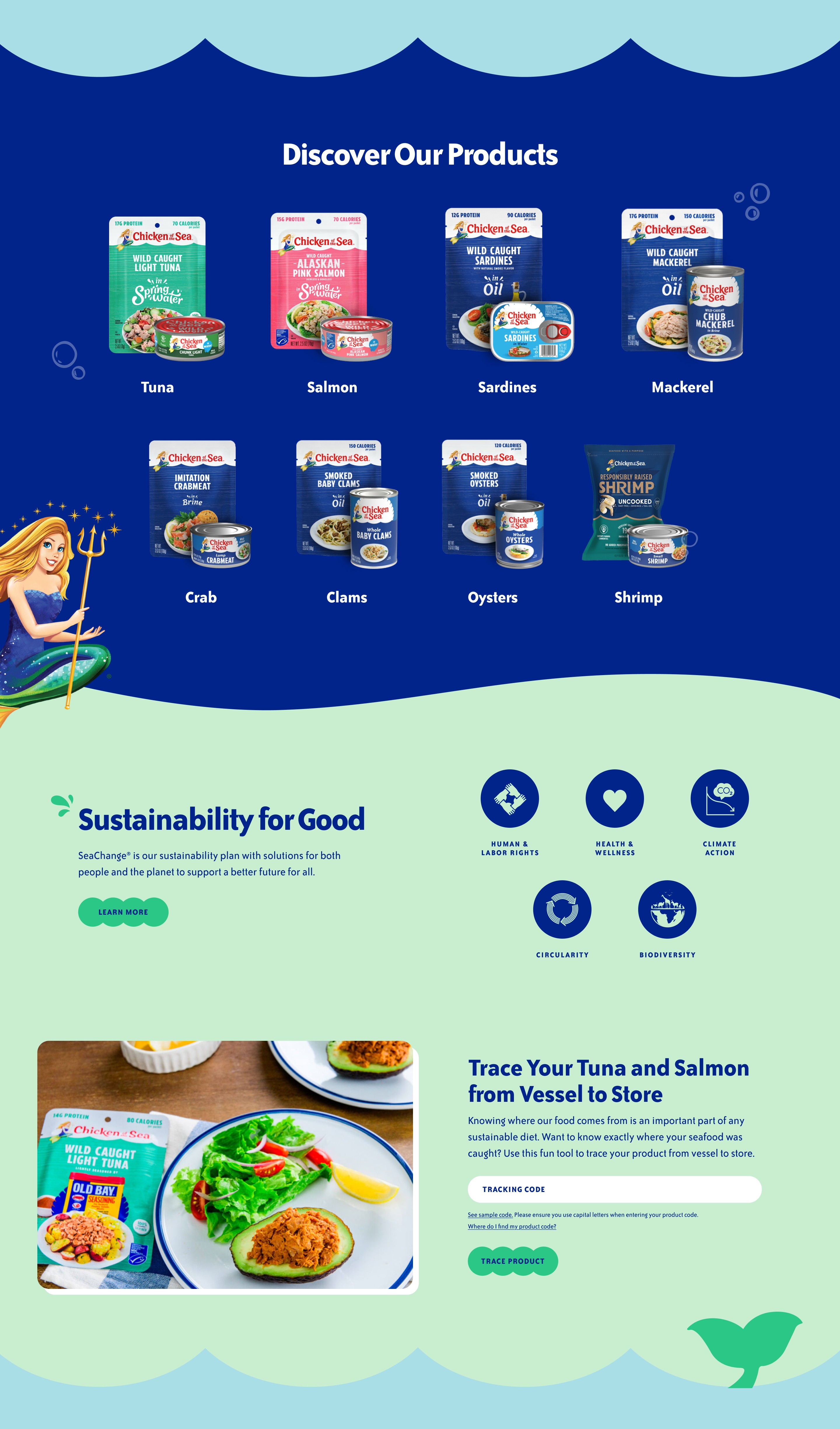 A sreenshot of feature sections of a modern law firm website.