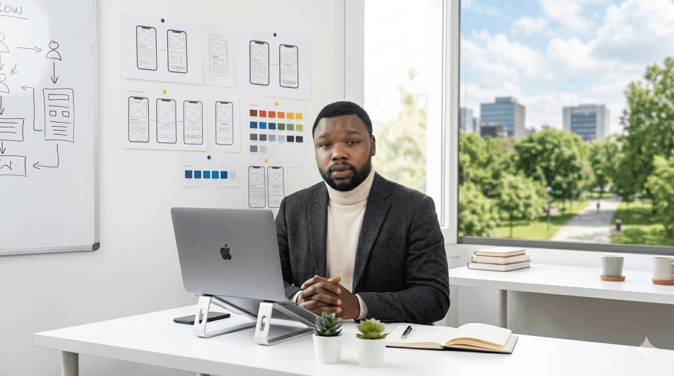 Woman with color palette