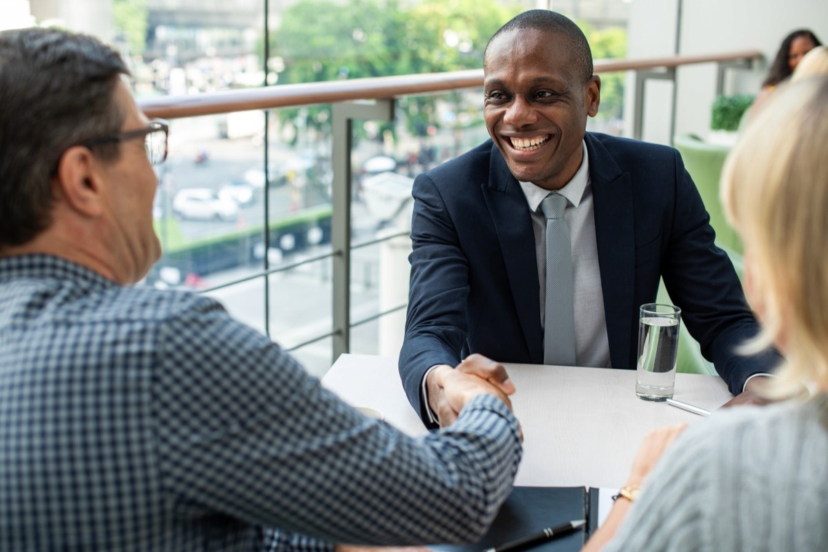 Team members working