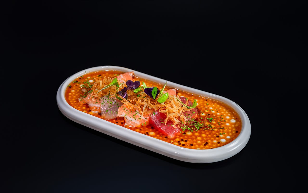 orange and white bread on white ceramic plate