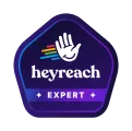 HeyReach expert badge
