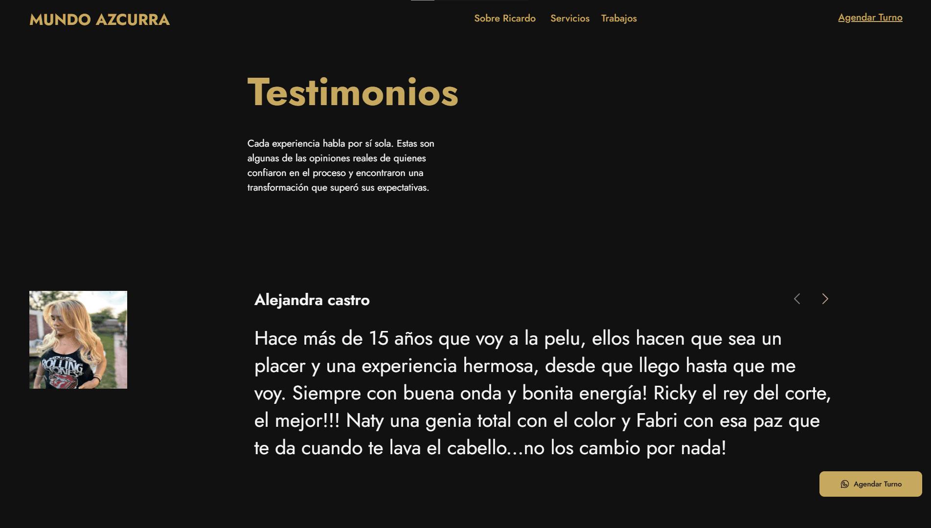 Testimonios Mundo Azcurra