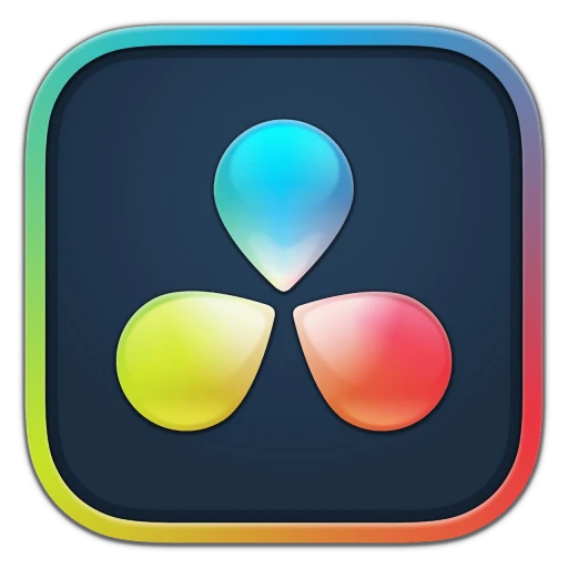 DaVinci Resolve profi videószerkesztő és színkorrekciós szoftver logó