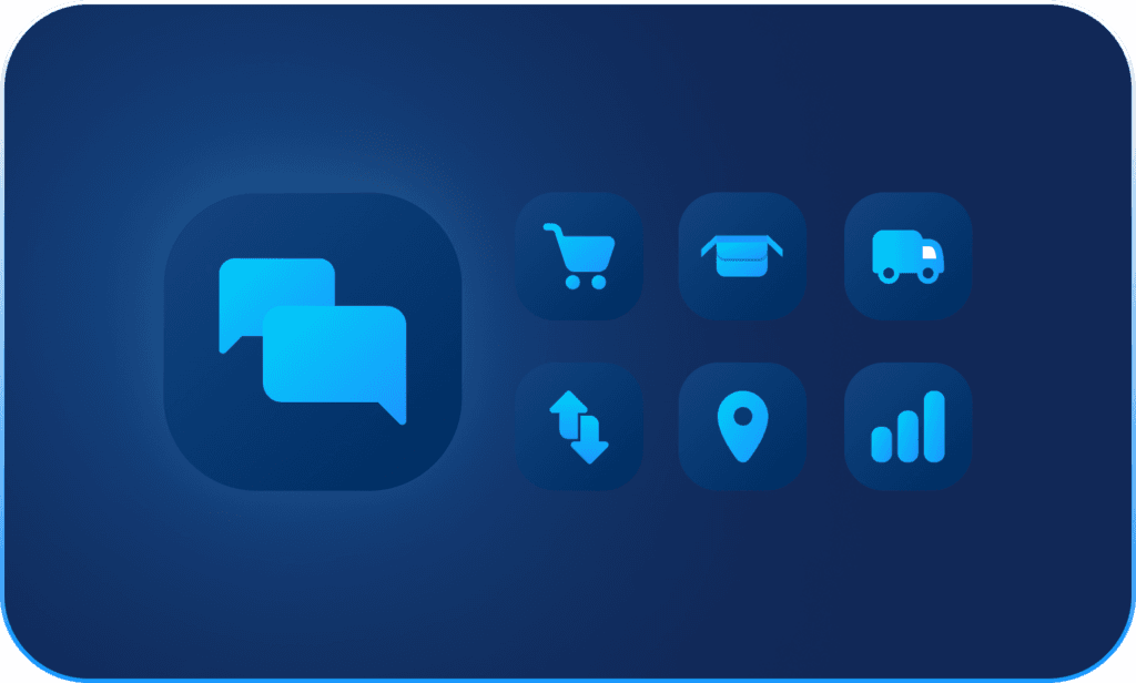 Mockup von Sendclouds Support Automation, die alle Prozesse des Kundenservices im E-Commerce automatisiert