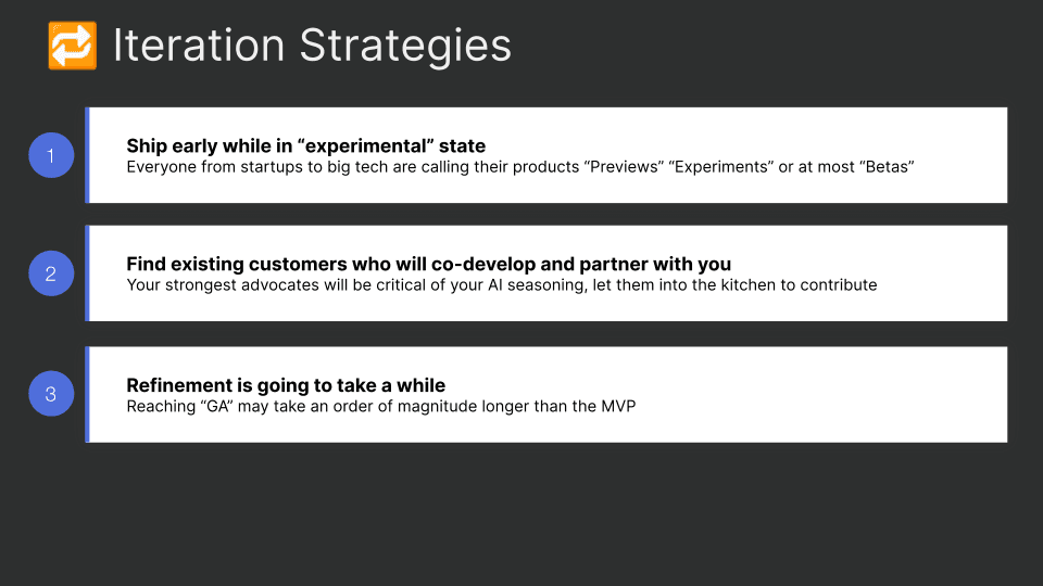 iteration strategies