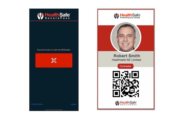 screenshot of QR code