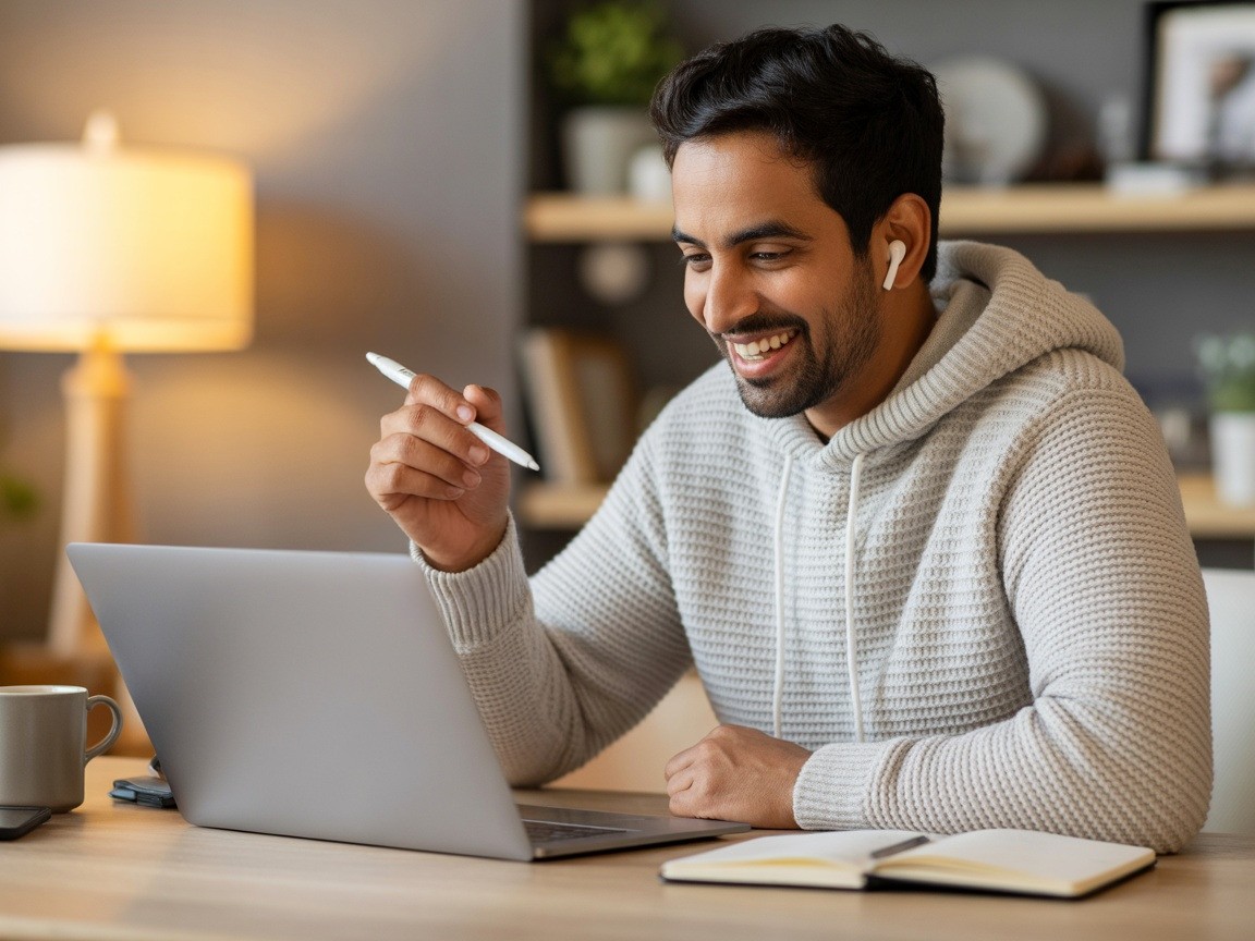 A man customizing the look of his storefront by selecting themes on Quicko Pro