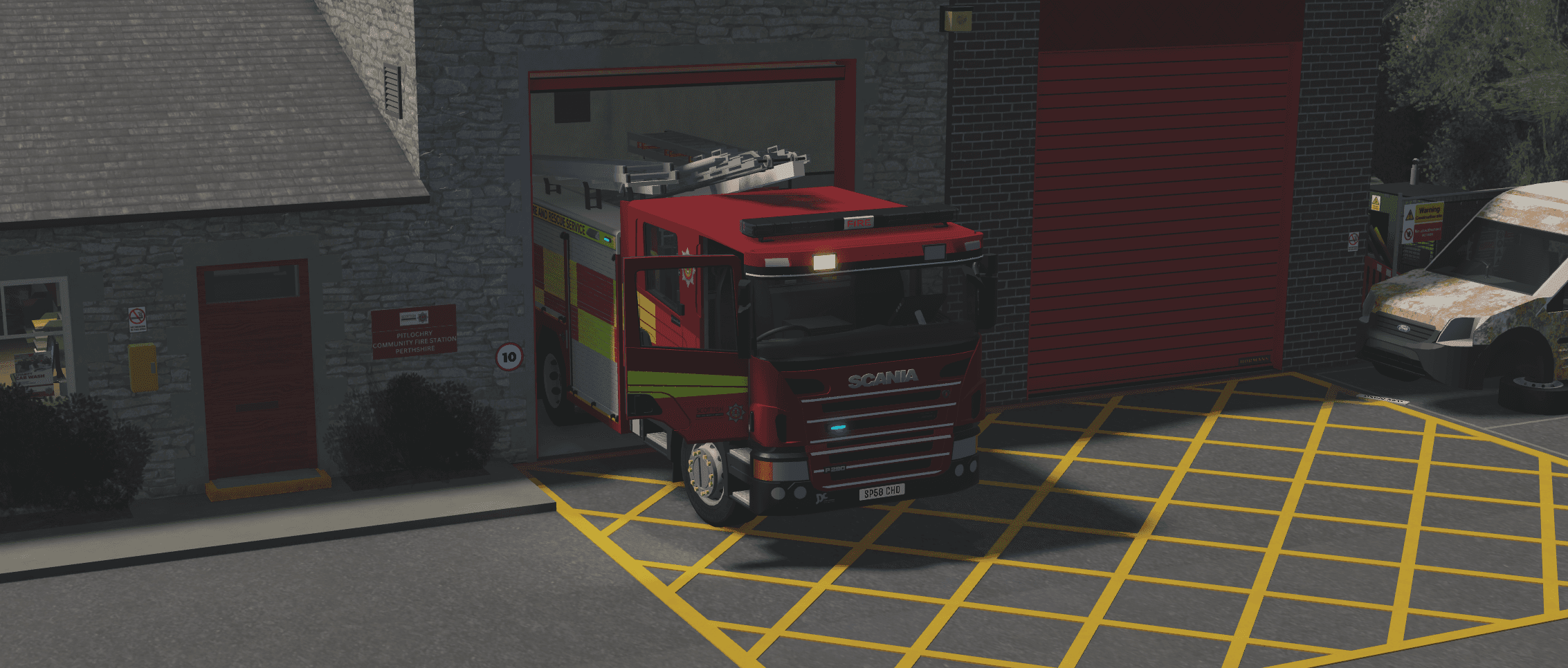 aerial photography of person trimming sports field during day