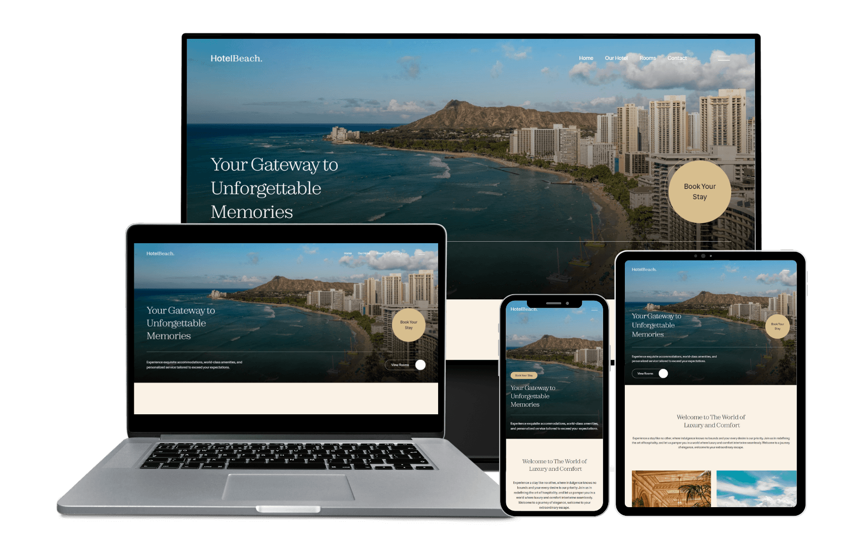 “Educational platform website layout for IDP, displaying vibrant colors, student portraits, and a professional design across laptop, tablet, and mobile screens — a responsive, accessibility-friendly site structure built to improve user experience and higher ranking your website in Google Search.”