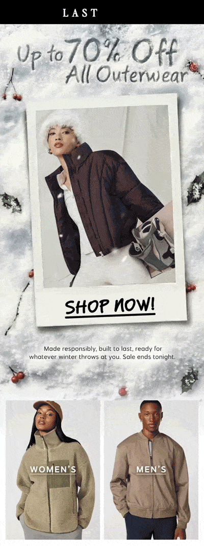 Outerwear Sale Design