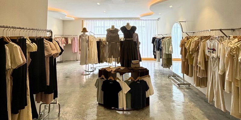 Interior of Ohh Sunday. store in Johor Bahru