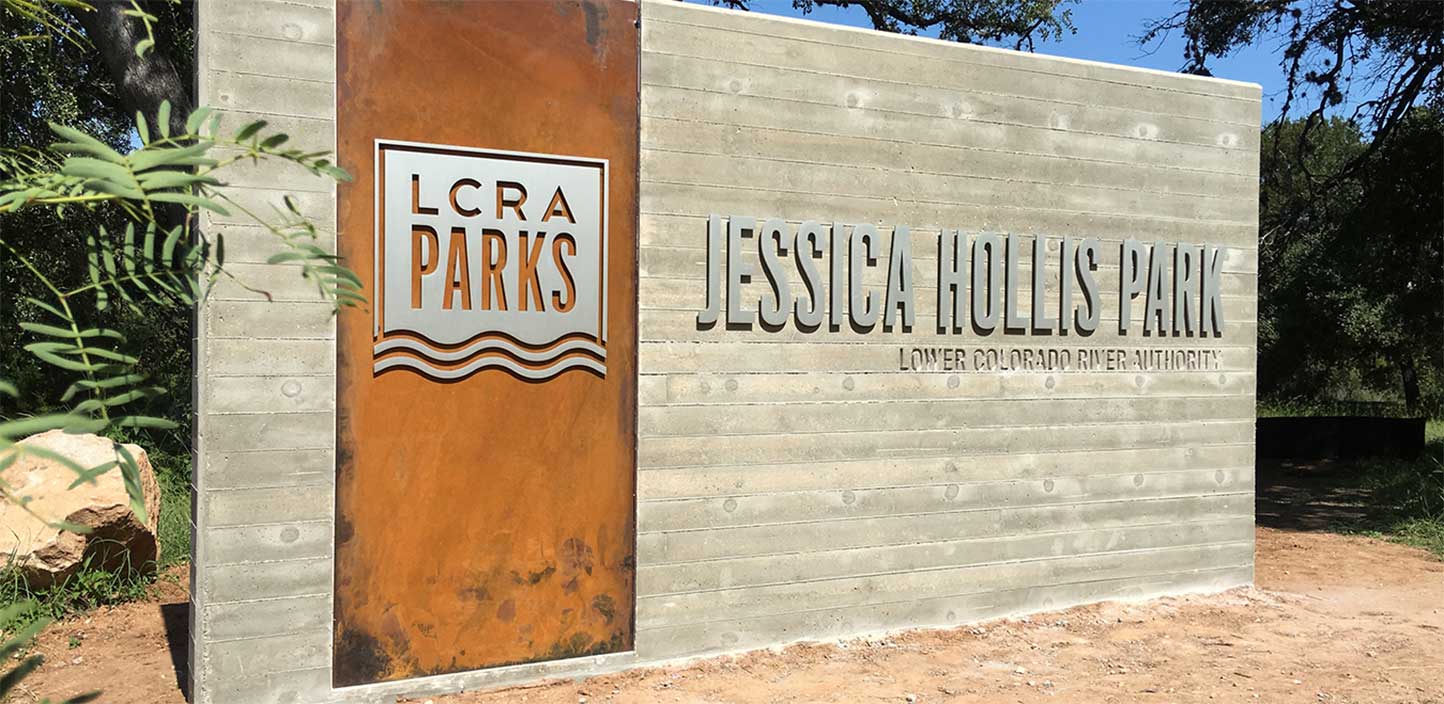 logo large scale signage