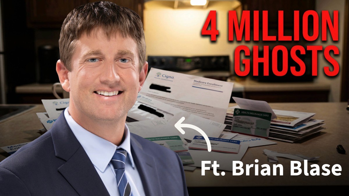 Image of Brian Blase with the caption "4 Million Ghosts" for his appearance on the Value Health Voices podcast