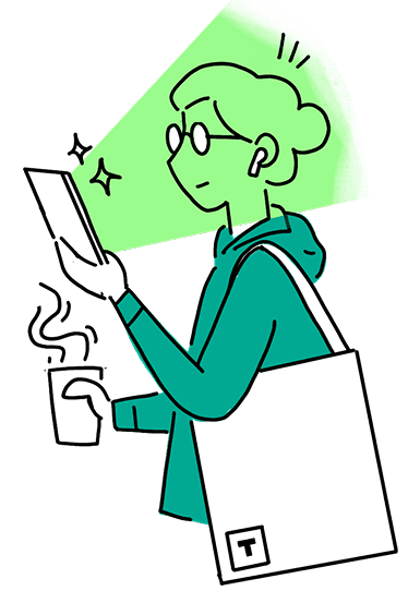 Um personagem com um moletom verde e óculos de sol, segurando uma guitarra com brilhos ao redor.