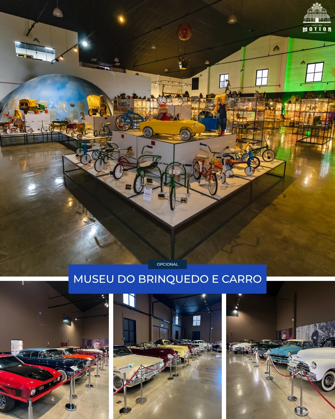 Museu do Brinquedo e Carro  - Motion Turismo