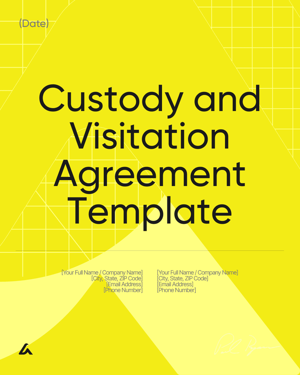 Custody and Visitation Agreement Template