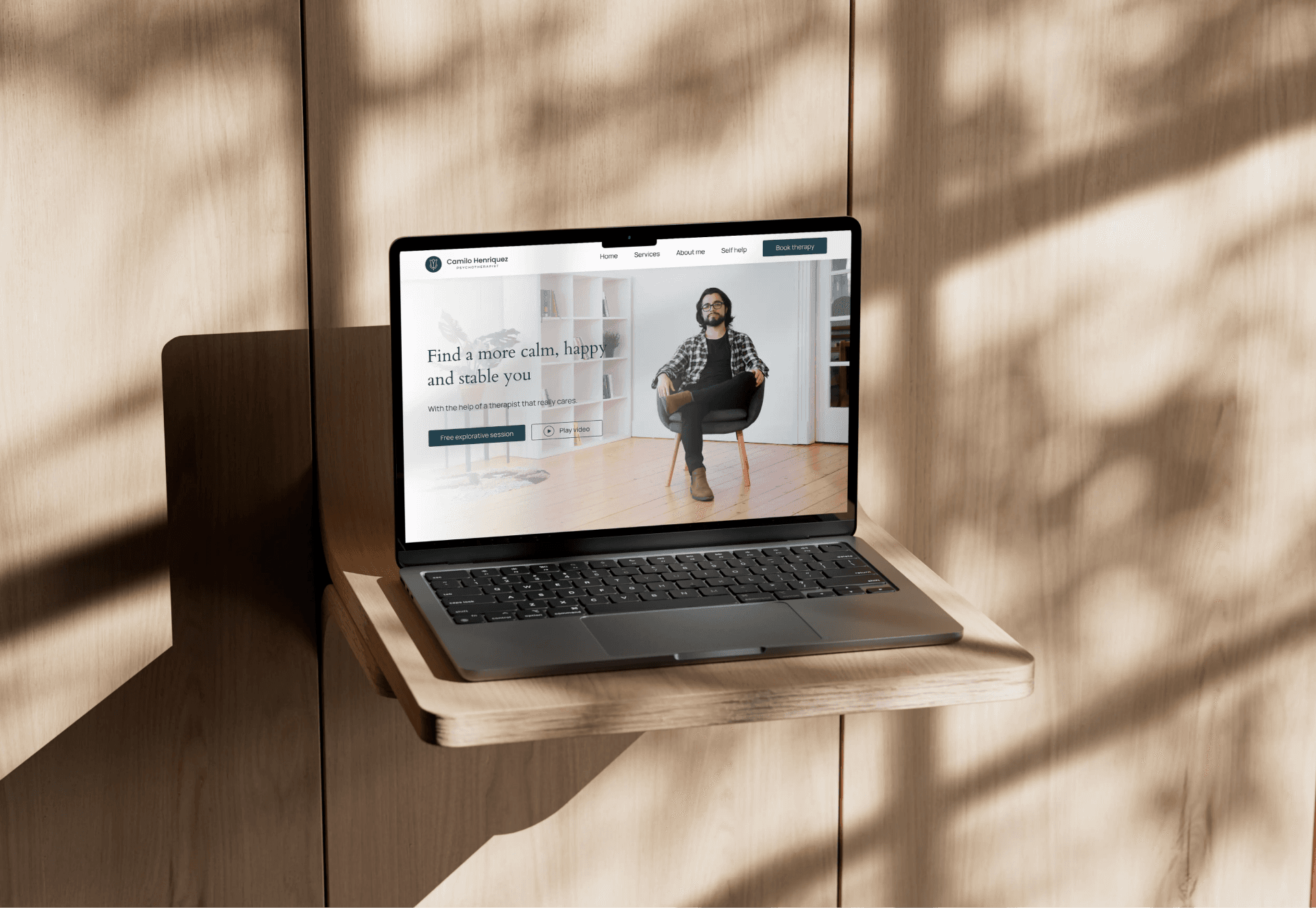 Website design for Camilo's Therapy