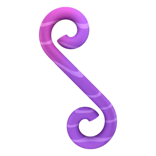 Free 3D s spiral icon