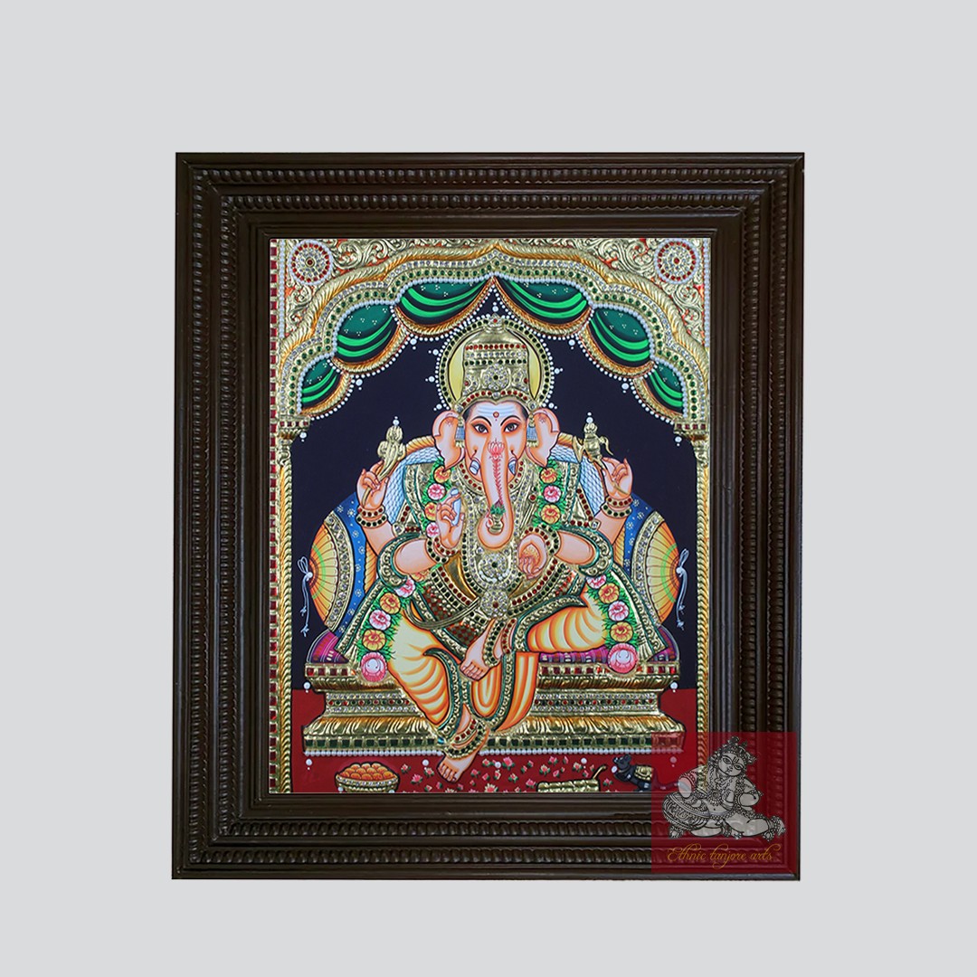 Ganesha Tanjore Painting