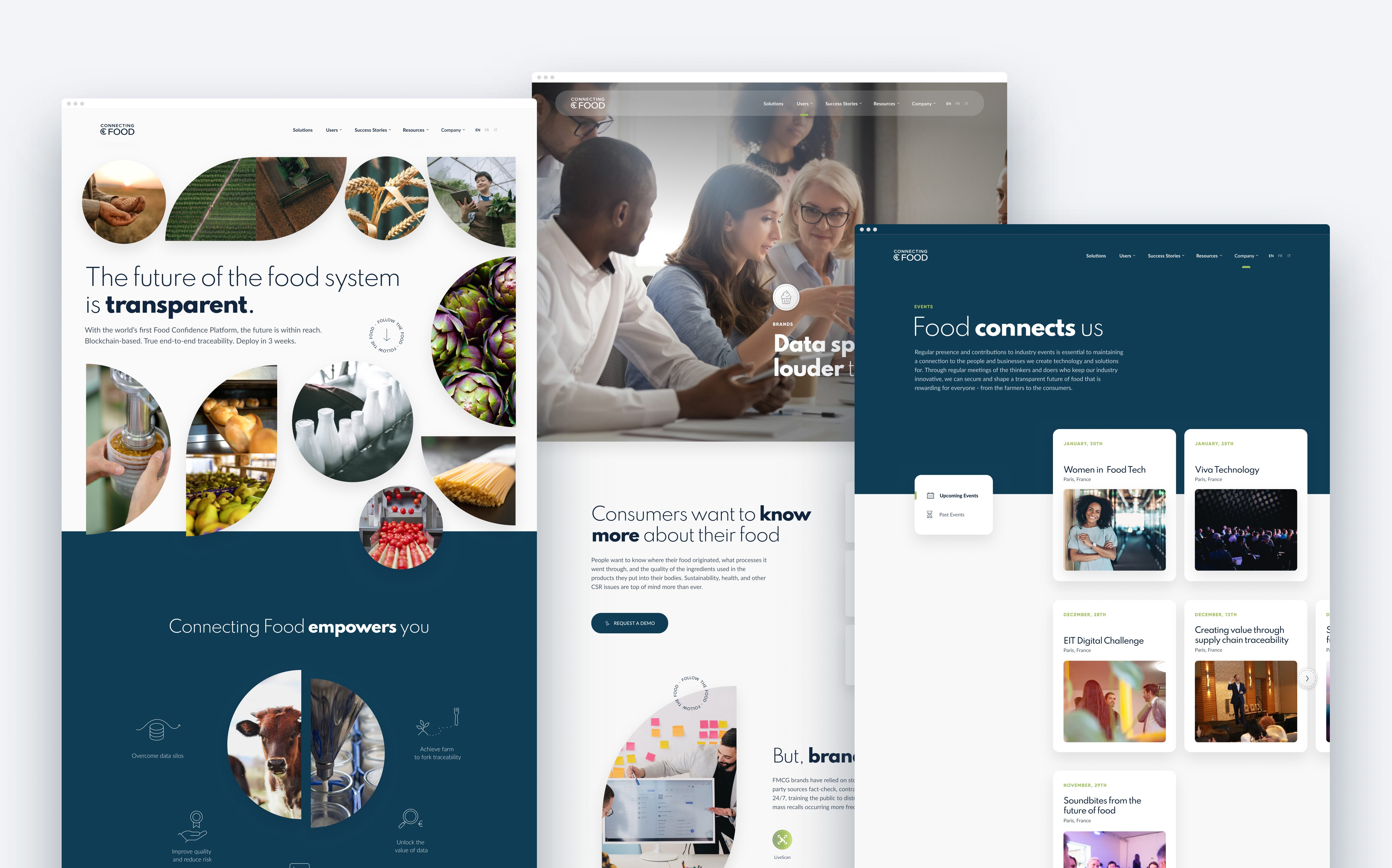 Connecting Food Webpage