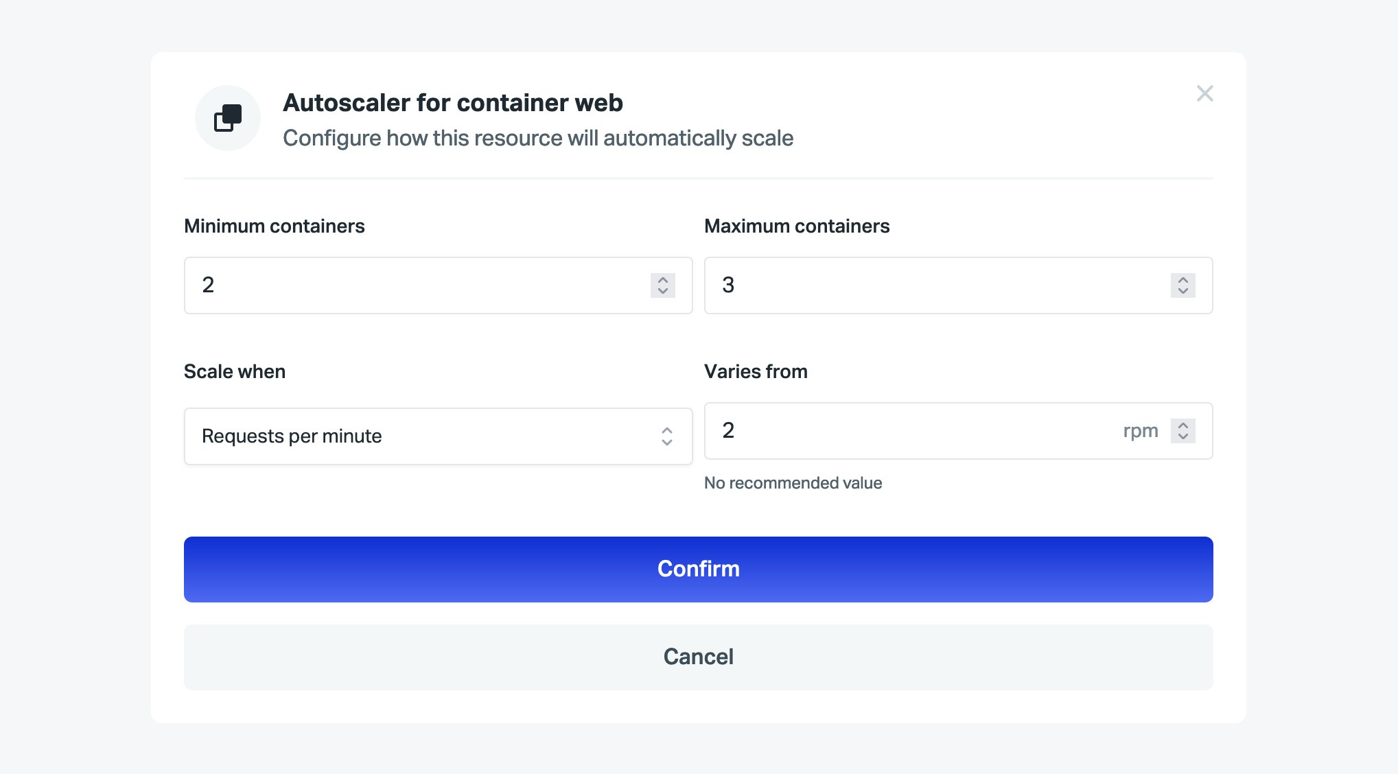 Autoscaling Scalingo