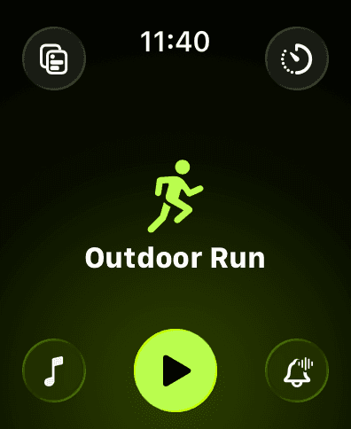Apple watch screenshot showing the best time to exercise