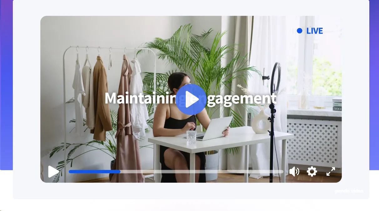 Product demonstration video from Panda Video