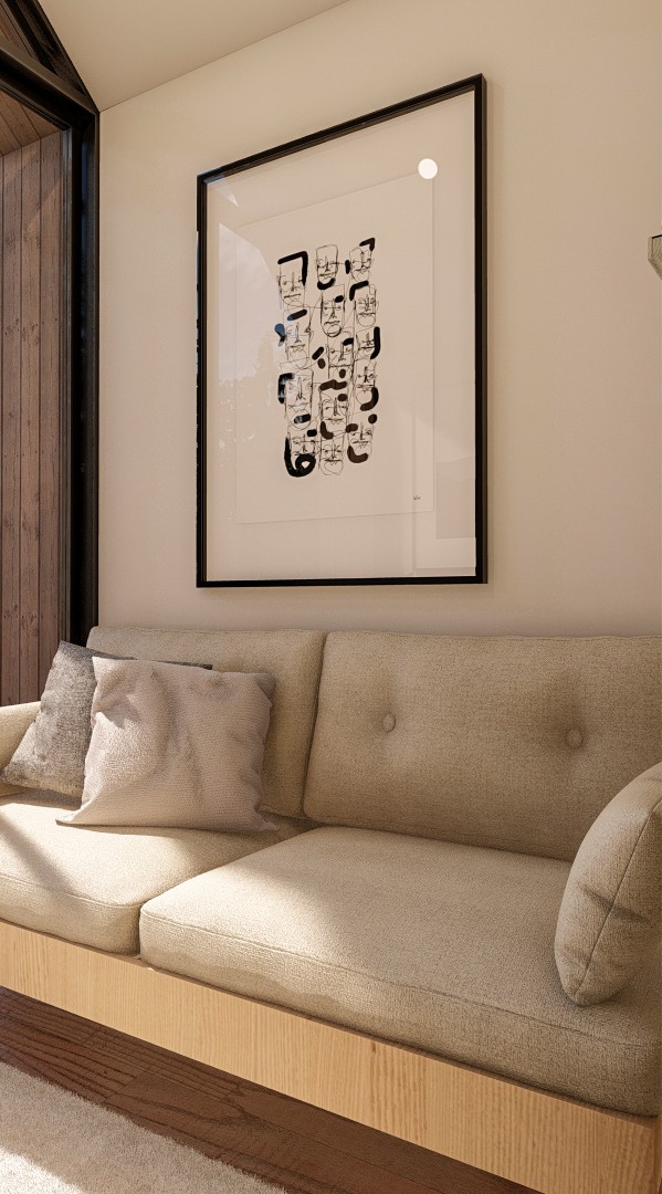 Tiny Haus 6m/20ft tiny house living room