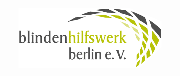 Logo des Blindenhilfswerks Berlin e.V. – Engagement der DAG für Barrierefreiheit und Inklusion.