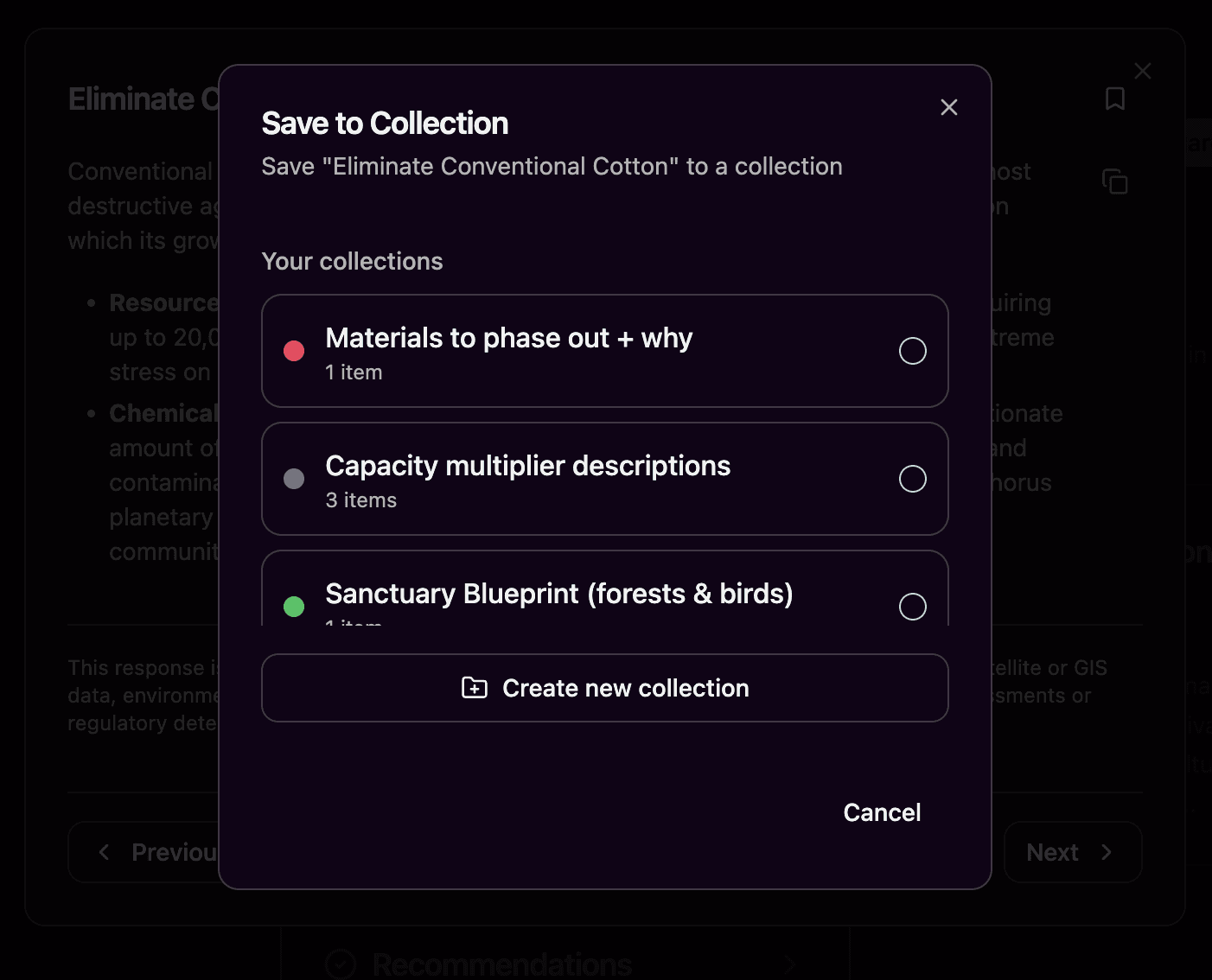 Specialized AI co-pilot for regenerative and circular economy. Role-based, project specific.