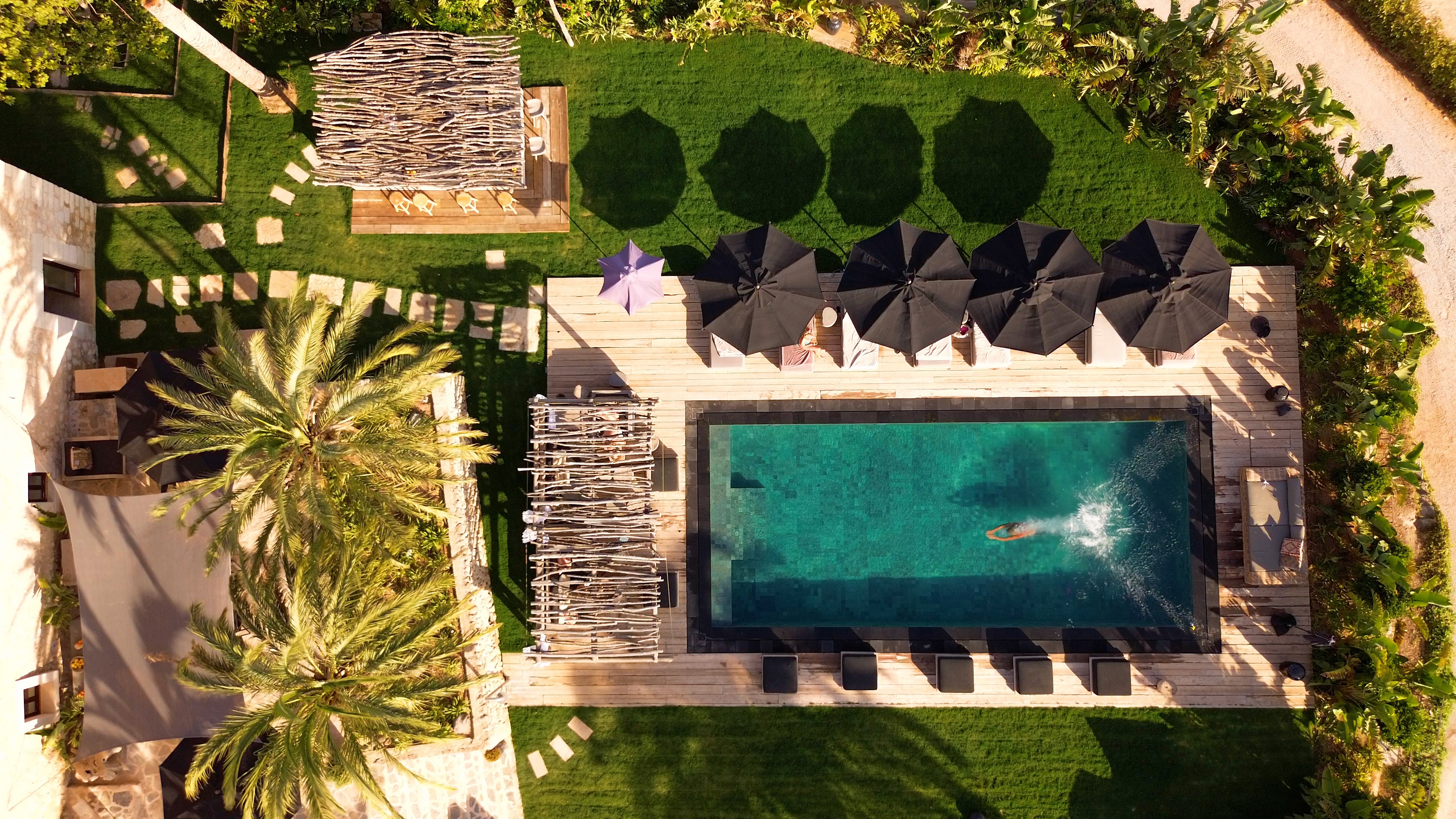 Spirit of Son Fuster pool aerial image