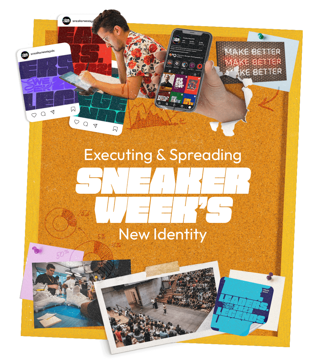 Visual storytelling through branded stage design