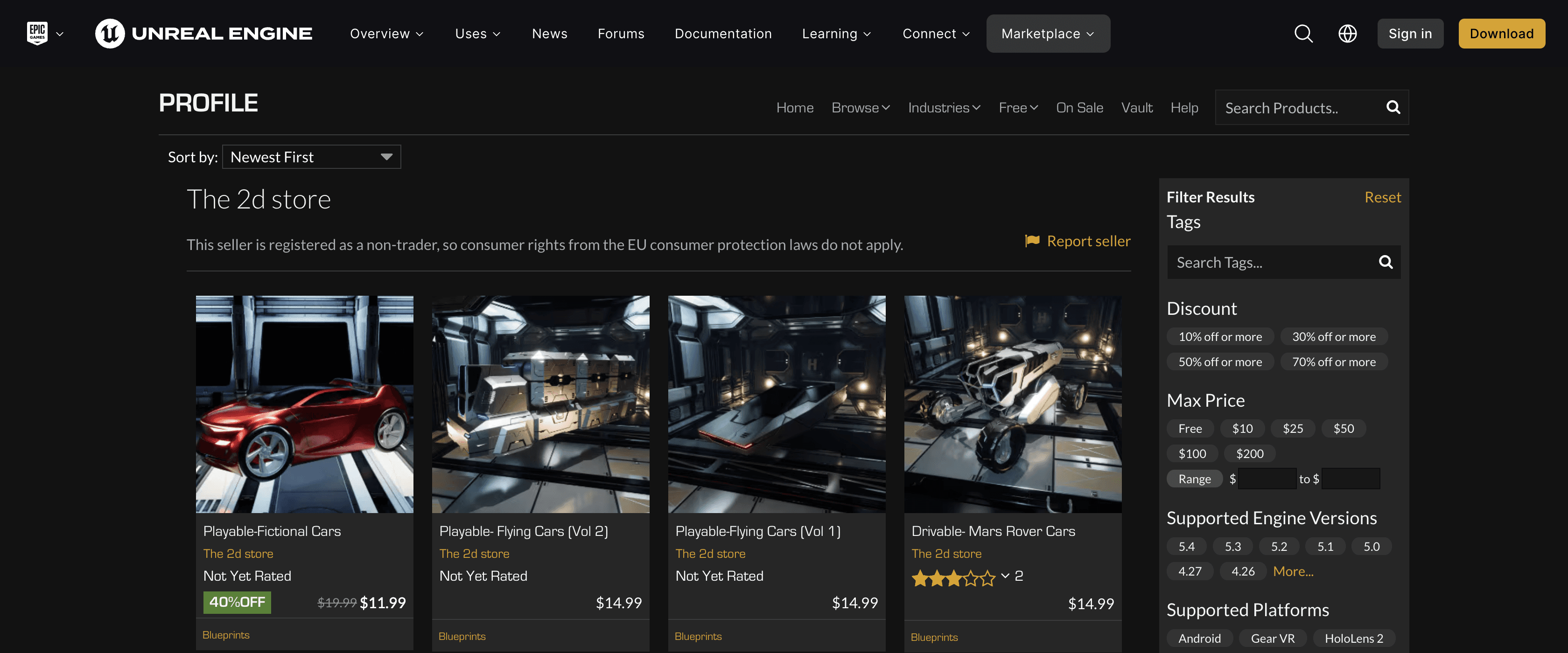 Leverage plugins and assets available for Unreal Engine and maximize efficiency