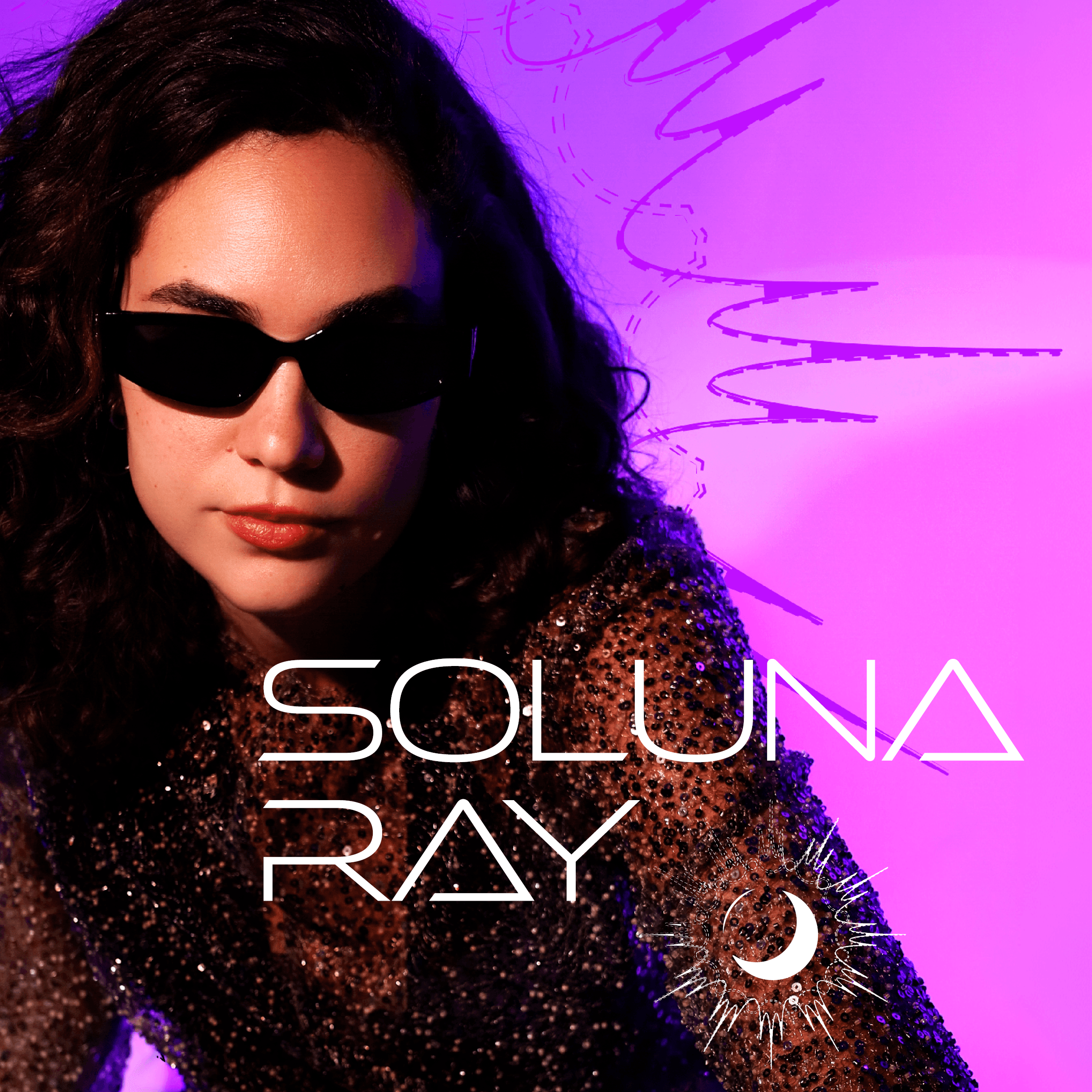 Social media banner and branding for DJ Soluna Ray