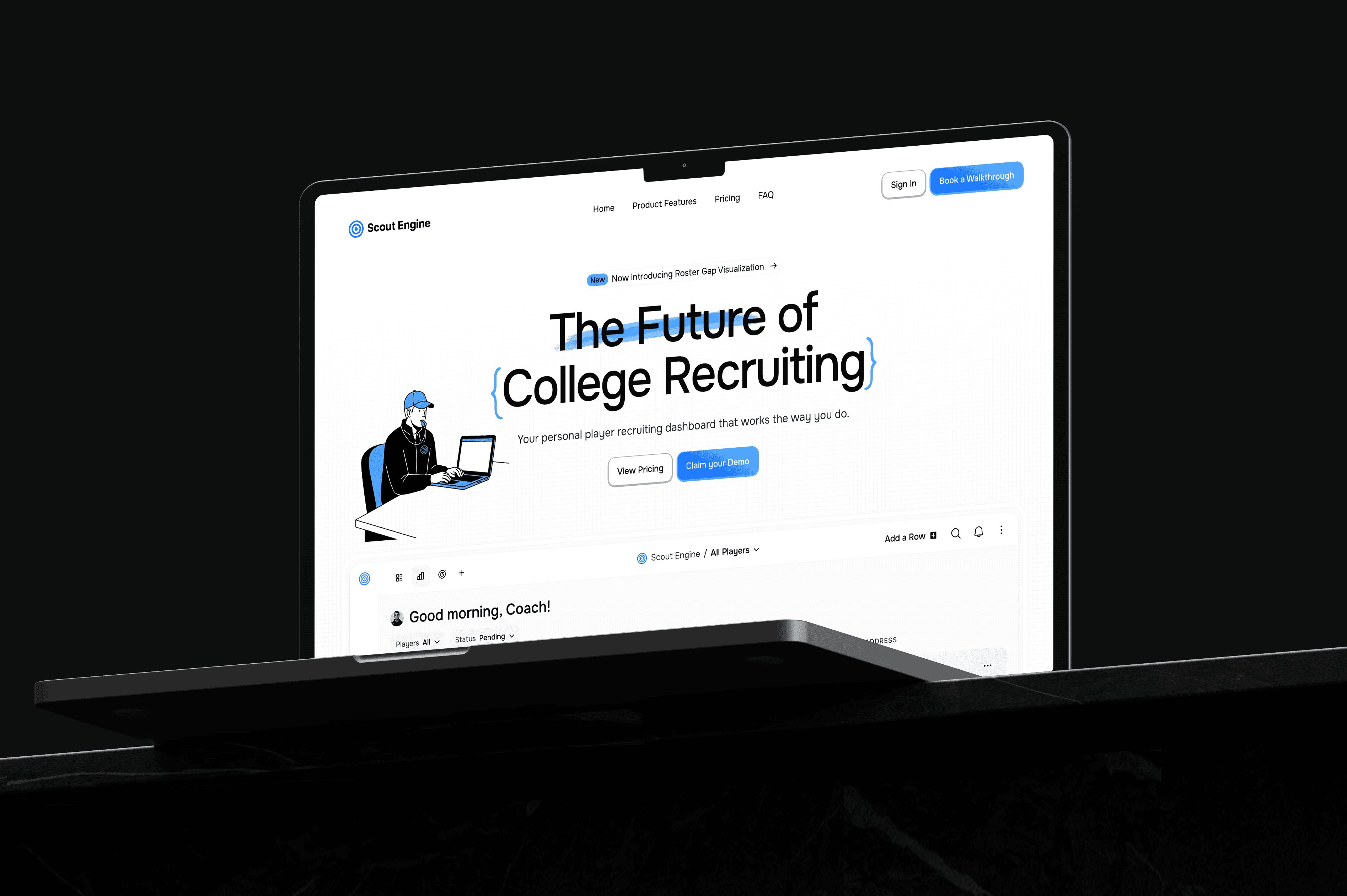 Full Landing page redesign for scout engine