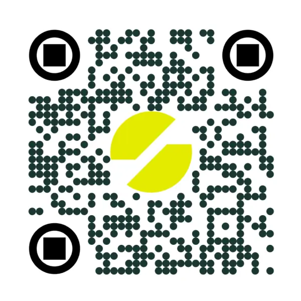 Código QR para escanear y descargar la aplicación Supr