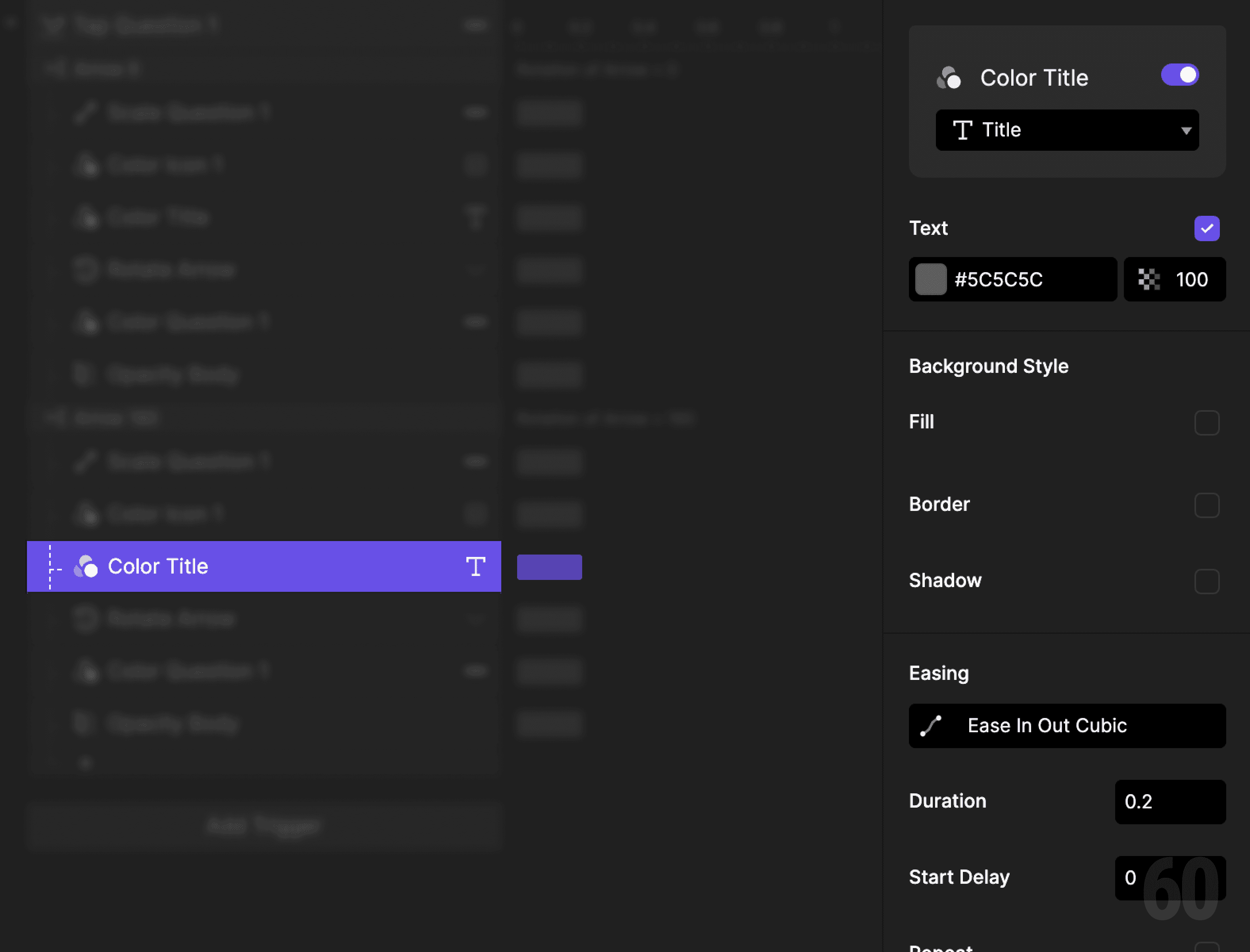 This is a screenshot of Step 12: Reset title color.