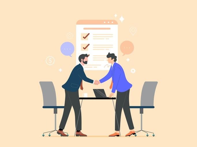 A recruiter providing guidance to a job seeker about leveraging recruitment services.