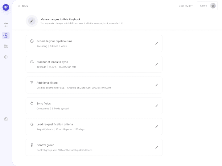 Customize your segments